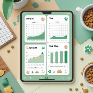 Weight & Diet Log for Pets